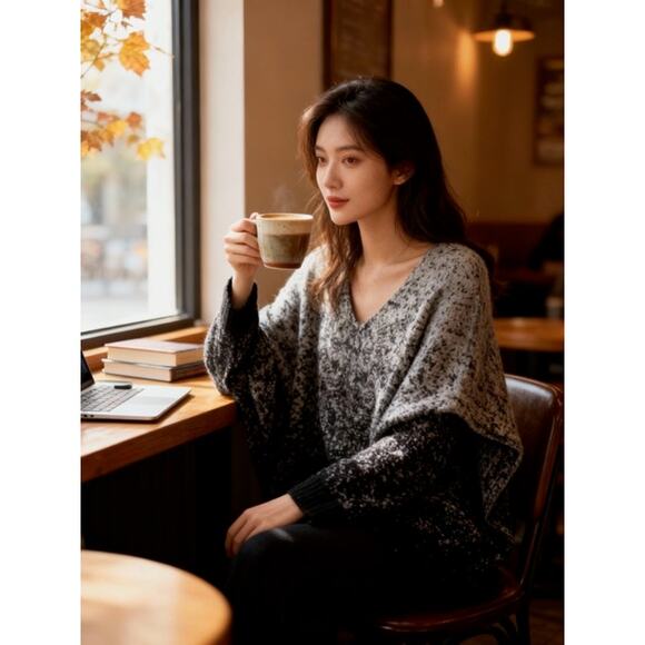 WILDFOX Wool Alpaca Blend Pullover Sweater Size Small - Picture 3 of 9